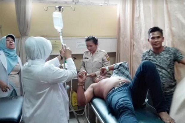 Preman di Palembang Tusuk Polisi saat Ditangkap