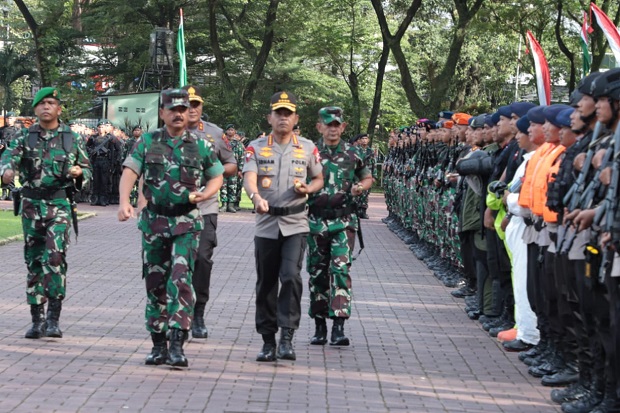 Panglima TNI-Kapolri Pimpin Apel Pengamanan Natal dan Tahun Baru