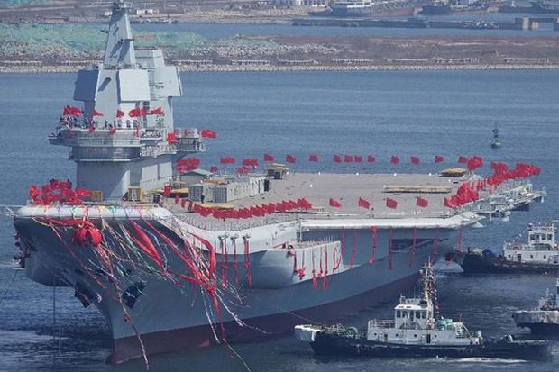 Tunjukkan Kekuatan, China Terus Produksi Kapal Induk
