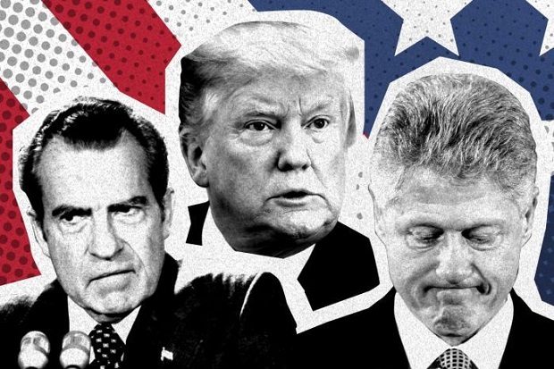 Membandingkan Pemakzulan Trump, Johnson, Nixon dan Clinton