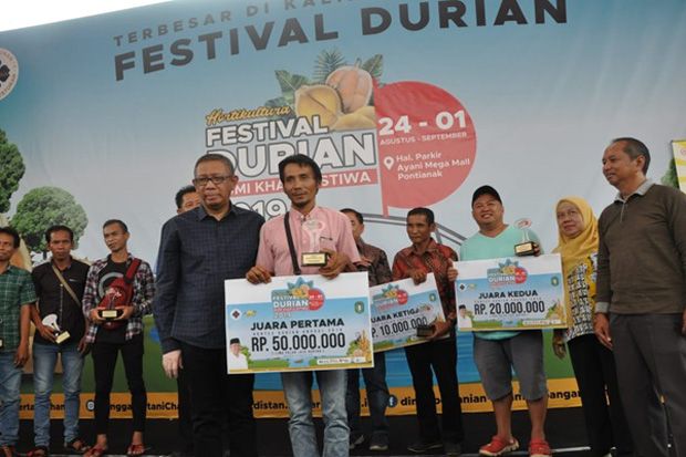 Mencari Durian Varietas Unggulan, Kalbar Gelar Festival Durian Berhadiah Puluhan Juta