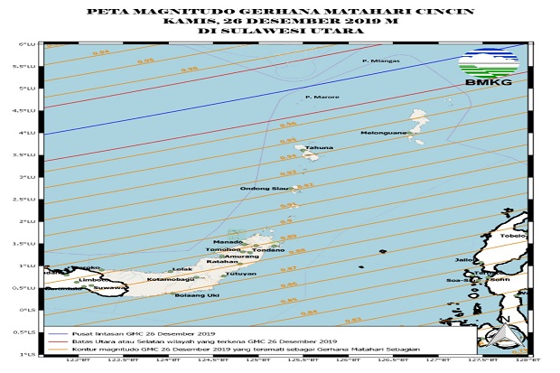 Gerhana Matahari Cincin Bisa Diamati dari Pulau Miangas dan Marore