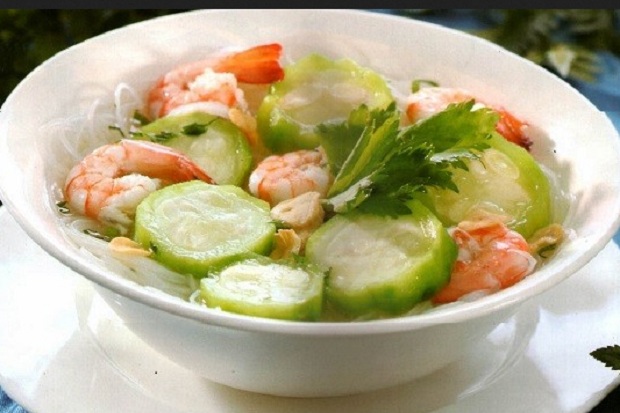 Resep Praktis untuk Makan Siang, Sup Oyong Tumis Udang