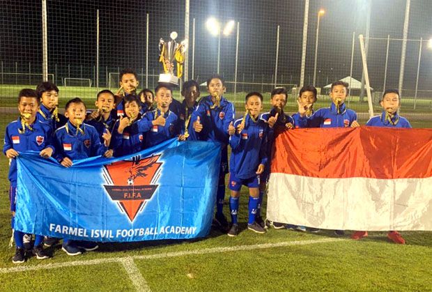 Wakili Indonesia, FIFA FARMEL U12 Juara Turnamen Sepak Bola di Malaysia