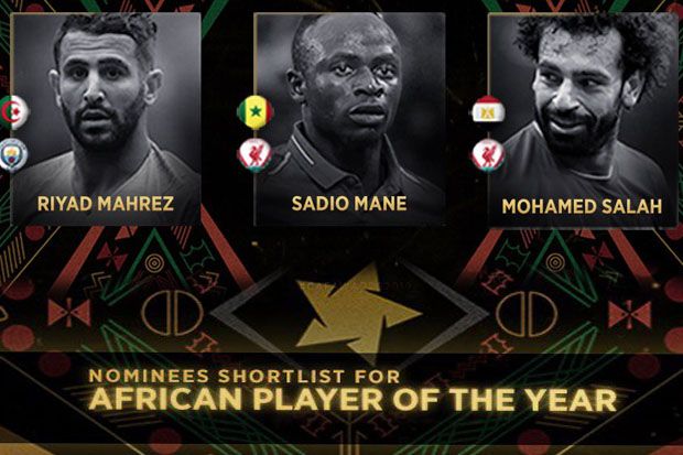 Salah-Mane-Mahrez, Berebut Predikat Terbaik Afrika 2019