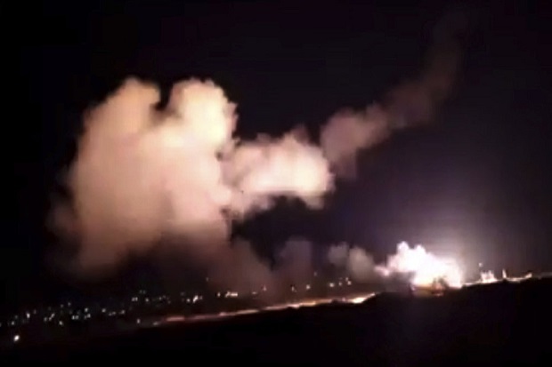 Rudal-rudal Israel Serang Suriah, Salah Satunya Ditembak Jatuh