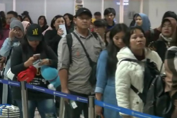 Libur Akhir Tahun, Kedatangan TKI di Bandara Juanda Melonjak 15%