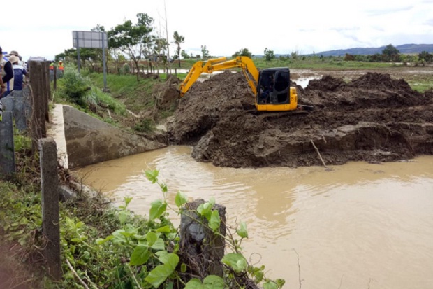 Atasi Banjir di Tol Cipali, BBWS Cimanuk Perlebar Sungai Cilalanang