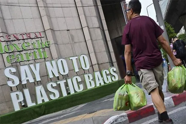 Thailand Memulai 2020 dengan Larangan Penggunaan Kantong Plastik