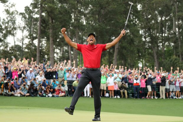 Naik Pesat, Mengakhiri 2019 Tiger Woods Peringkat 6 Dunia