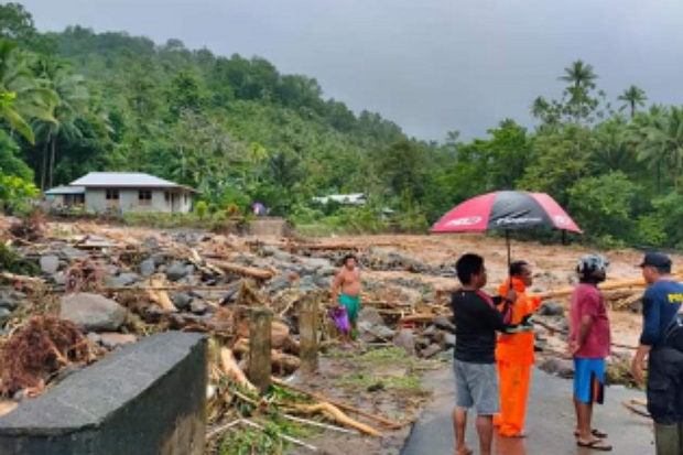 Banjir Bandang Terjang Sangihe Sulawesi Utara, 2 Tewas dan 6 Terluka