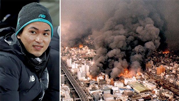 Takumi Minamino, Bocah Penyintas Gempa Dahsyat Hanshin