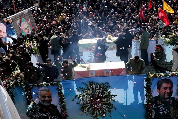 Sudah 56 Orang Tewas selama Pemakaman Jenderal Iran Soleimani