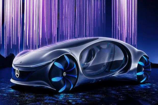 Mercedes-Benz Ciptakan Mobil yang Memiliki Sirip Seperti Film Avatar