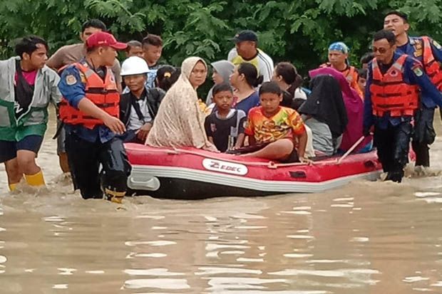 Banjir Rendam 12 Desa di Kabupaten Karawang
