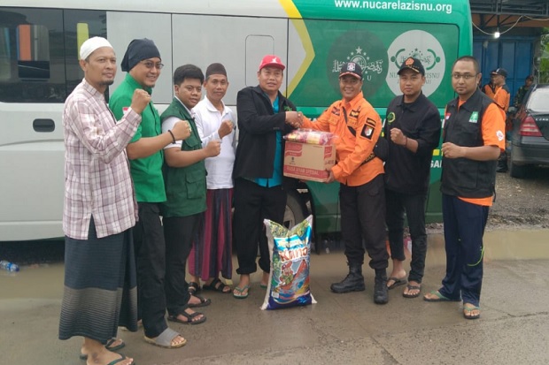 NU Salurkan Bantuan Makanan-Obat untuk Korban Banjir Grobogan