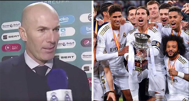 Kuasai Piala Super Spanyol, Zidane Minta Real Madrid Tidak Terlena