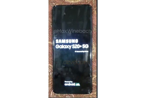 Foto Wujud Fisik Samsung Galaxy S20 Plus 5G Beredar di Internet