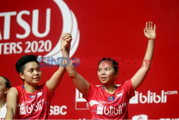 Greysia/Apriyani Kelelahan Usai Juara di Indonesia Masters 2020