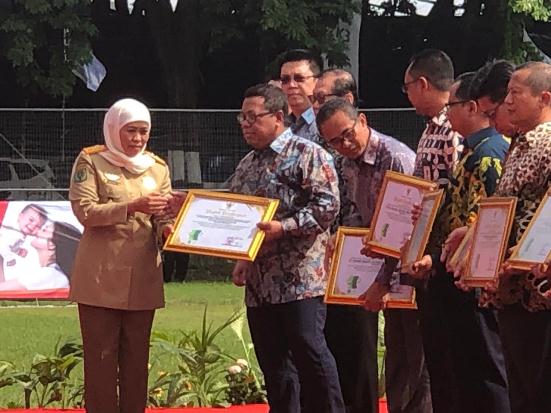 PEPC Raih Penghargaan Zero Accident dari Pemprov Jawa Timur