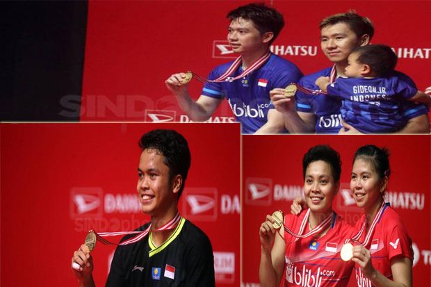Indonesia Sabet 3 Gelar Ancam Takhta Rangking BWF World Tour China