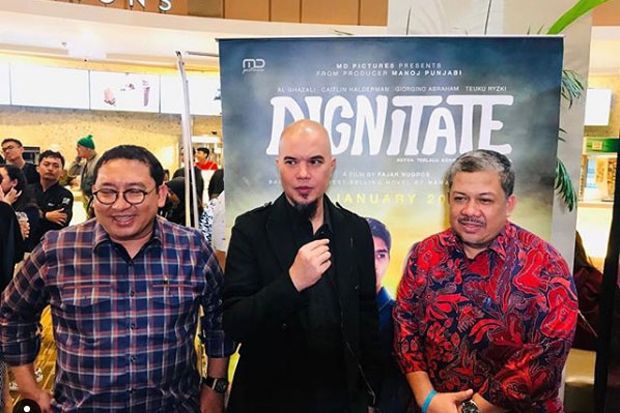 Fadli Zon, Ahmad Dhani, dan Fahri Hamzah Foto Bareng, Warganet: Trio Maut