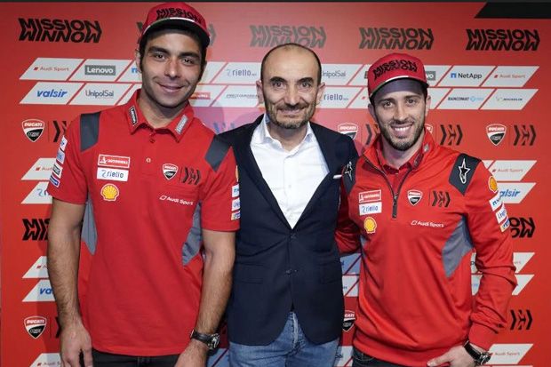 CEO Ducati Ungkap Alasan Pertahankan Duet Dovi dan Petrucci