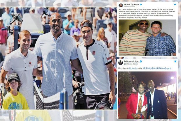 Kobe Bryant Meninggal Dunia, Superstar ATP Kehilangan Fans Setia