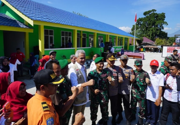 Gubernur Jateng Resmikan 8 Sekolah dan Masjid Donasi di Sulawesi Tengah
