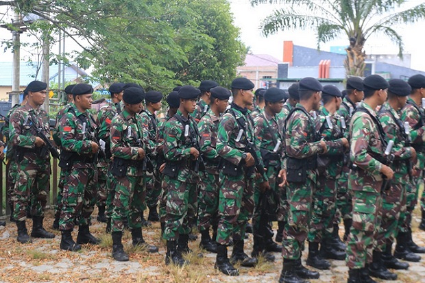 Kodam Siagakan 5 Peleton Pasukan Zipur, Kavaleri dan Raider di Minahasa Utara