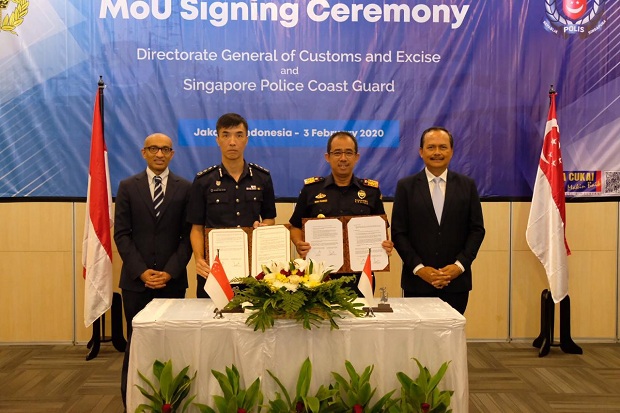 Bea Cukai dan Singapore Police Coast Guard Jalin Kerjasama Awasi Perbatasan Laut