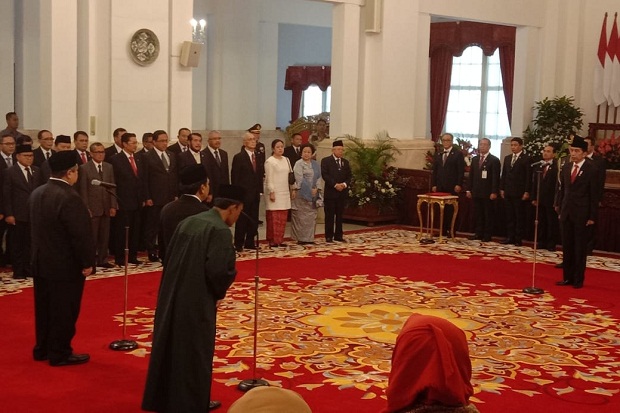 Presiden Jokowi Lantik Kepala BPIP dan Kepala BPKP