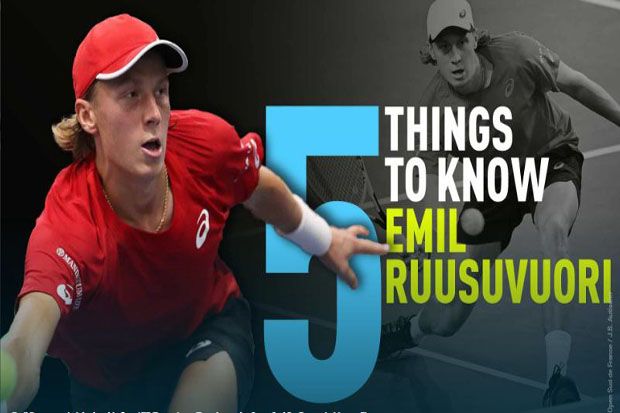 5  Sisi Menarik Petenis Emil Ruusuvuori yang Menggebrak ATP Tour