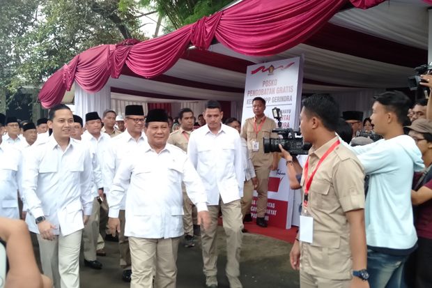 Prabowo dan Anies Baswedan Hadiri Acara HUT ke-12 Gerindra