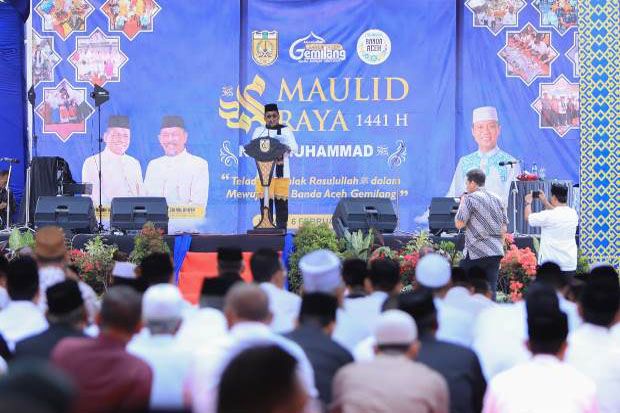 30 Ribu Undangan dan 1000 Idang Meriahkan Maulid Raya Pemko Banda Aceh