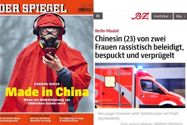 Media Jerman Tulis Coronavirus Made in China, Beijing Marah