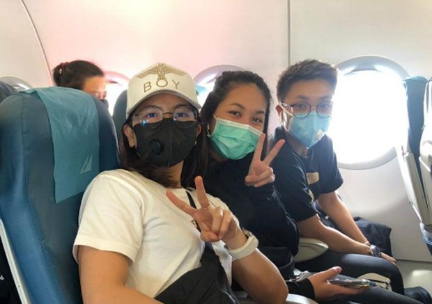 Pakai Masker, Tim Bulu Tangkis Indonesia Terbang ke Kejuaraan Beregu Asia