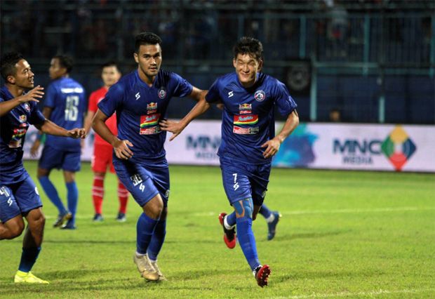 Arema Bungkam Sabah FA Dua Gol Tanpa Balas