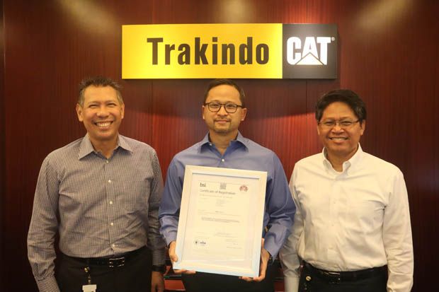 Trakindo Raih Sertifikat Sistem Manajemen Anti Penyuapan ISO 37001:2016