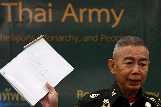 Tentara Nakal Bantai 29 Orang, Panglima Militer Thailand Menangis