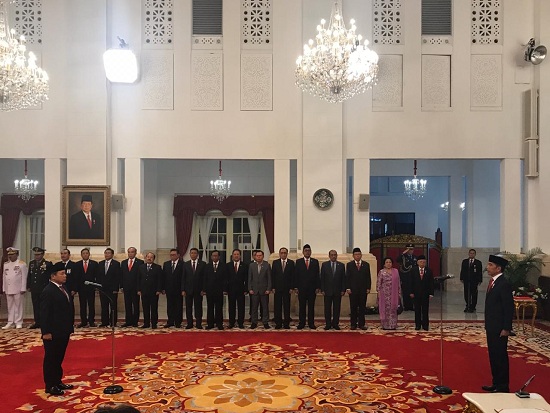 Presiden Jokowi Lantik Aan Kurnia sebagai Kepala Bakamla