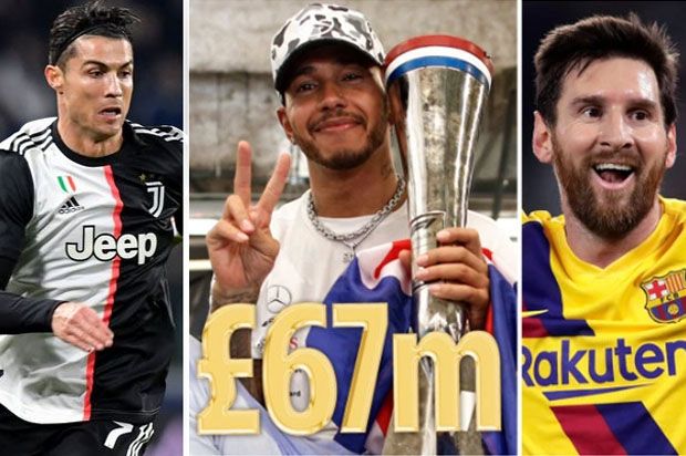 Daftar Atlet Terkaya: Messi-Ronaldo Terancam Digusur Lewis Hamilton