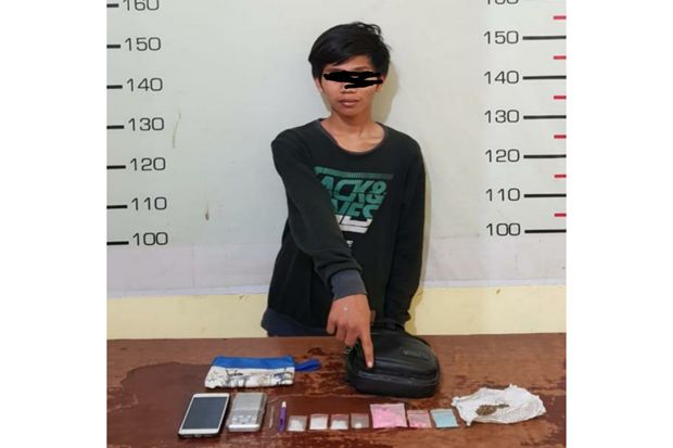 Remaja Ditangkap Polres Simalungun karena Simpan 34 Ekstasi dan Shabu