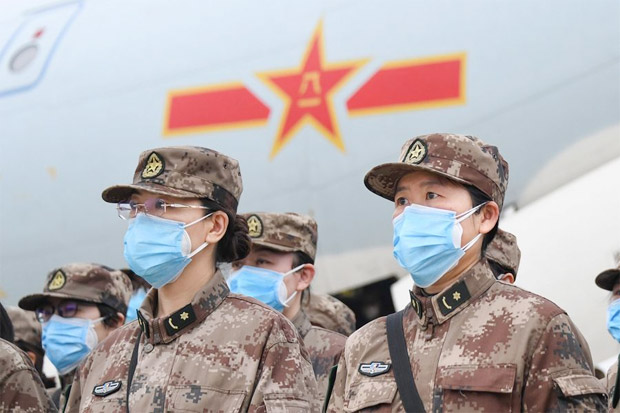 China Kembali Kirim Staf Medis Militer ke Wuhan