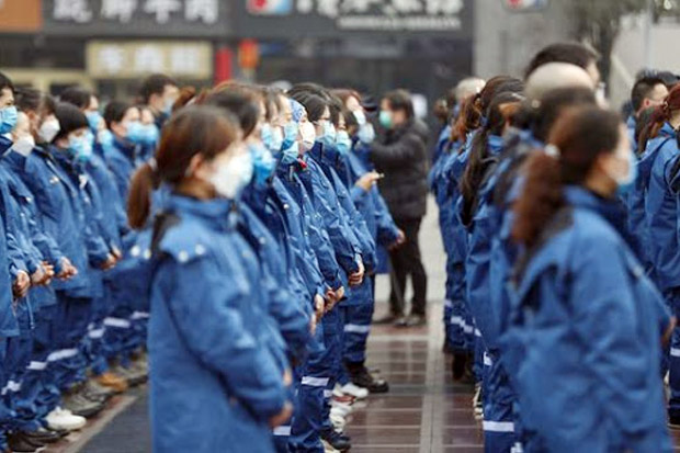 China Kirim 20.000 Lebih Petugas Medis ke Pusat Wabah Virus Corona