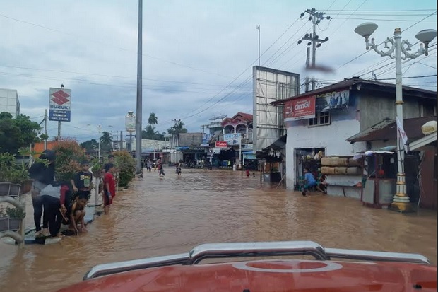 Banjir Landa Kabupaten Rokan Hulu, Ribuan Warga Terdampak