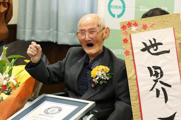 Berusia 113 Tahun, Chitetsu Watanabe Dinobatkan Pria Tertua di Dunia
