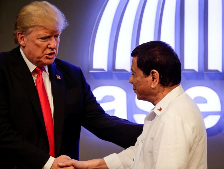 Presiden Filipina Duterte: Trump Layak Dipilih Kembali