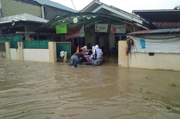 13 Kelurahan di Kota Solok Sumbar Terendam Banjir