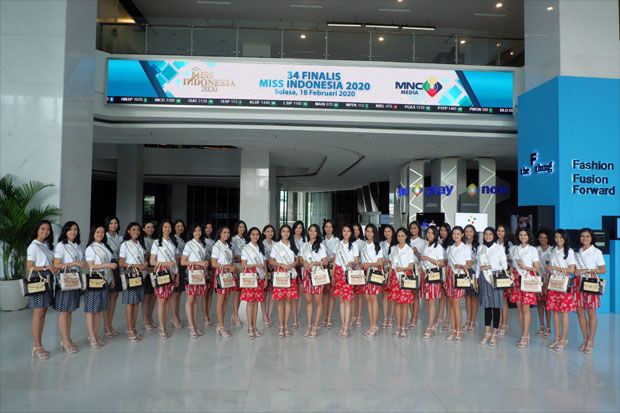 Finalis Miss Indonesia 2020 Kunjungi Kantor MNC Media